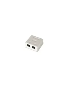 Roseta de Superficie Aisens A139-0302/ Cat.6/ 2 Tomas