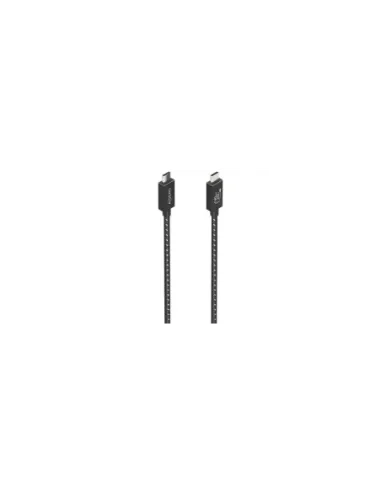 Cable USB 4.0 Tipo-C Aisens A156-0866/ USB Tipo-C Macho - USB Tipo-C Macho/ Hasta 240W/ 40Gbps/ 50cm/ Gris