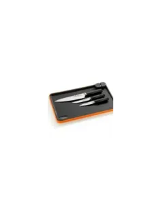 Pack 3 Cuchillos Bra Efficient A198021 con tabla para cortar
