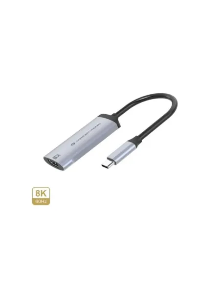 Adaptador usb tipo c a hdmi 8k conceptronic 8k 15cm -  macho - hembra