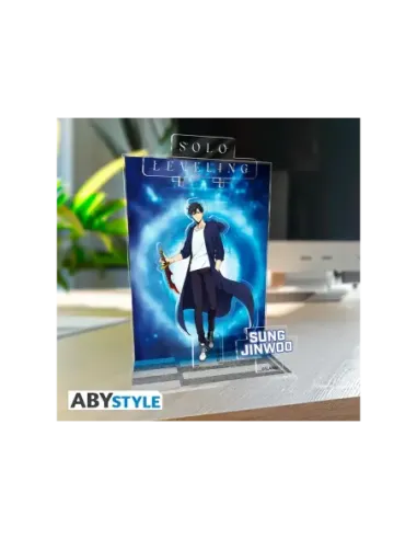 Figura acrílica solo leveling diorama jinwoo portal
