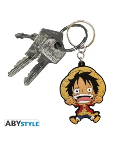 Llavero pvc abystyle luffy super deformed