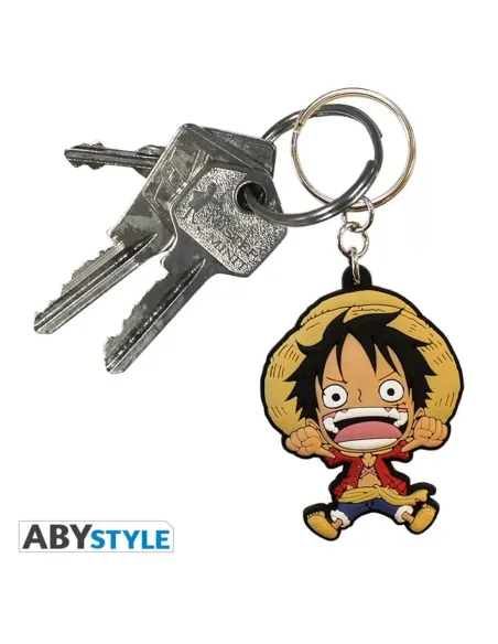 Llavero pvc abystyle luffy super deformed