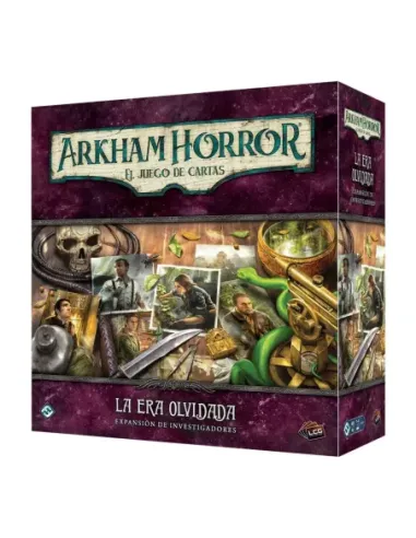 Juego de mesa arkham horror lcg: la era olvidada expansion investigadores edad recomendada 14 años