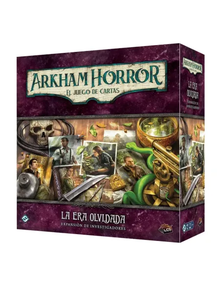 Juego de mesa arkham horror lcg: la era olvidada expansion investigadores edad recomendada 14 años
