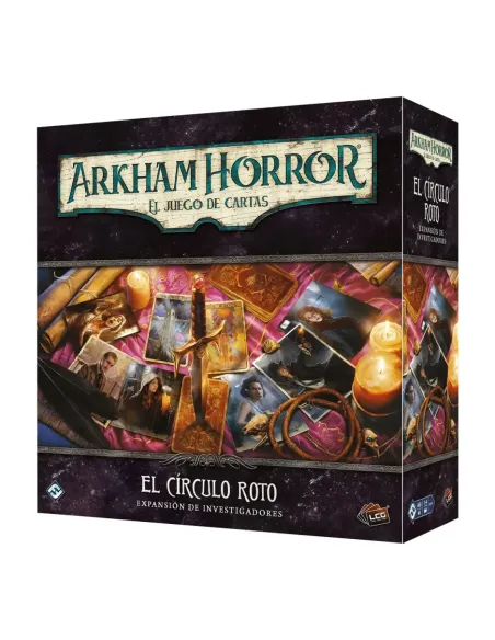 Juego de mesa arkham horror lcg el circulo roto expansion investigadores edad recomendada 14 años