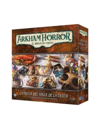 Juego de mesa arkham horror lcg la fiesta del valle de la cicuta expansion investigadores edad recomendada 14 años