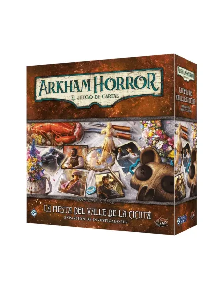 Juego de mesa arkham horror lcg la fiesta del valle de la cicuta expansion investigadores edad recomendada 14 años