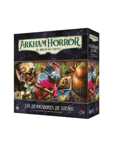 Juego de mesa arkham horror lcg los devoradores de sueños expansion investigacion edad recomendada 14 años