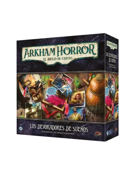 Juego de mesa arkham horror lcg los devoradores de sueños expansion investigacion edad recomendada 14 años