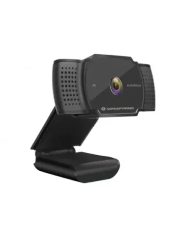 Webcam 2k conceptronic amdis02b 5mp -  usb - 3.6mm  - 30 fps - angulo vision 72º -  enfoque automatico - microfono integrado