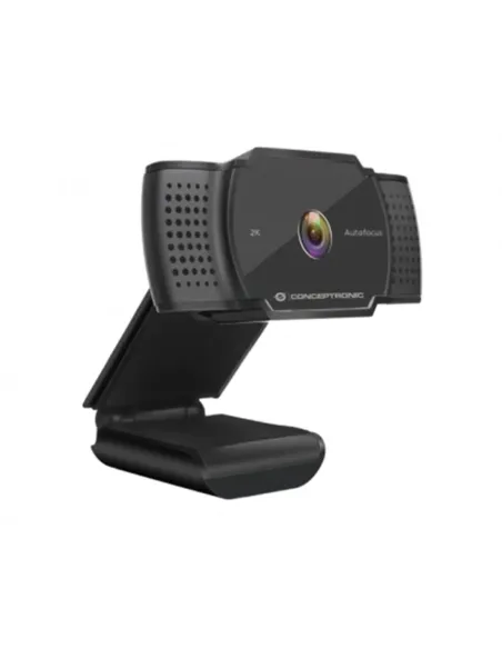 Webcam 2k conceptronic amdis02b 5mp -  usb - 3.6mm  - 30 fps - angulo vision 72º -  enfoque automatico - microfono integrado