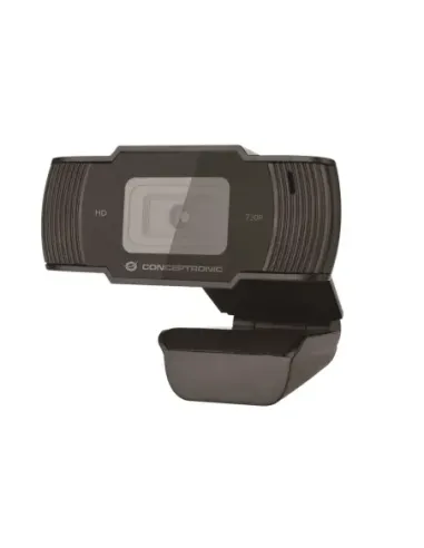 Webcam hd conceptronic amdis05b - 720p ( 1080 interpolado) - usb 2.0 - 30 fps - angulo vision 68º - microfono integrado