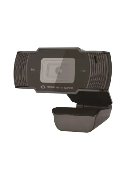 Webcam hd conceptronic amdis05b - 720p ( 1080 interpolado) - usb 2.0 - 30 fps - angulo vision 68º - microfono integrado