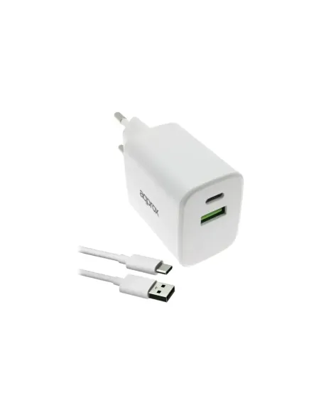 APPROX CARGADOR 35W QC 1 X USB A+ 1 X USB C+CABLE