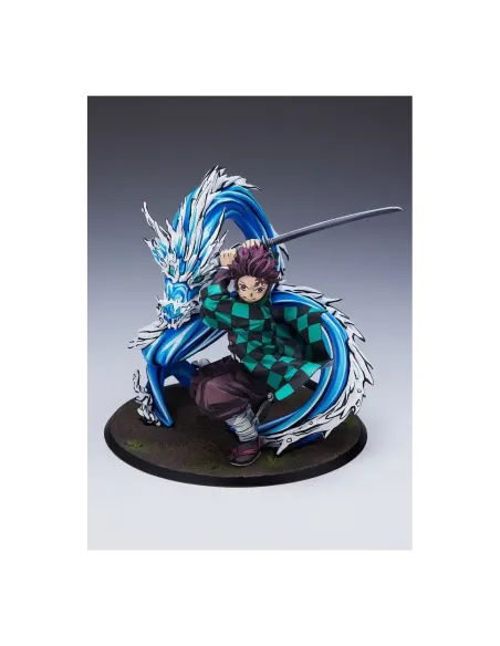 Estatua aniplex demon slayer kimetsu no yaiba tanjiro kamado 1 - 8 ver.19 cm