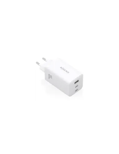 Cargador de Pared GaN Aisens ASCH-100W3P051-W/ 2xUSB Tipo-C/ 1xUSB/ 100W