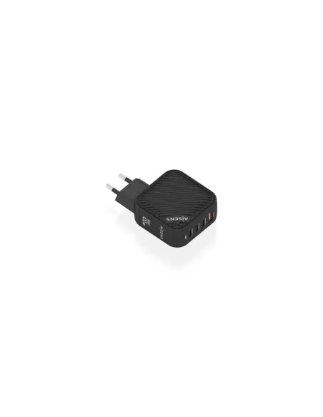 Cargador de Pared GaN Aisens ASCH-100W4P029-BK/ 3xUSB Tipo-C/ 1x USB/ 100W
