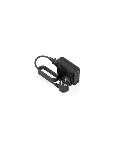 Cargador Sobremesa GaN Aisens ASCH-140W4P056-BK/ 3xUSB Tipo-C/ 1xUSB/ 140W