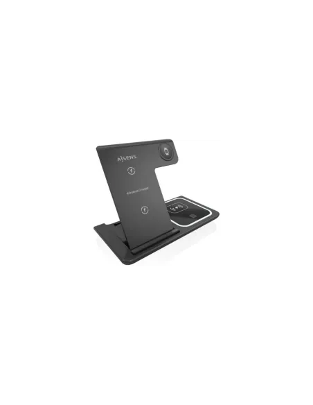 Base de carga Inalámbrica Aisens ASCH-15W3WC043-BK/ 15W