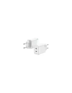 Cargador de Pared GaN Aisens ASCH-45W2P005-W/ 2xUSB Tipo-C/ 45W
