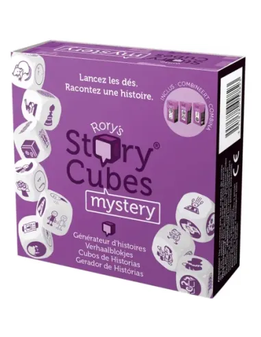 Juego de mesa asmodee story cubes mystery pegi 8