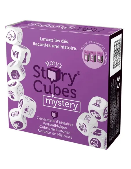 Juego de mesa asmodee story cubes mystery pegi 8