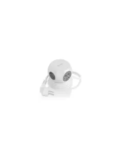 Regleta con Interruptor Aisens ASPS-2A2C04-W/ 3 Tomas de Corriente/ 2 USB Tipo-C/ 2 USB/ Cable 1.4m/ Blanco