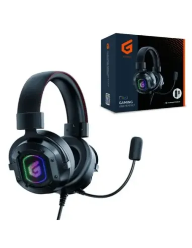 Auricular gaming conceptronic athan02b - usb - microfono - rgb
