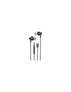 Auriculares Intrauditivos Qubo AU-300C/ con Micrófono/ USB Tipo-C/ Negros