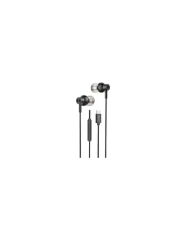 Auriculares Intrauditivos Qubo AU-300C/ con Micrófono/ USB Tipo-C/ Negros