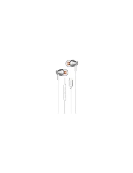 Auriculares Intrauditivos Qubo AU-300C/ con Micrófono/ USB Tipo-C/ Blancos