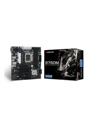 Placa base biostar b760mxc pro matx -  4xddr5 -  8x sata3 lga 1700