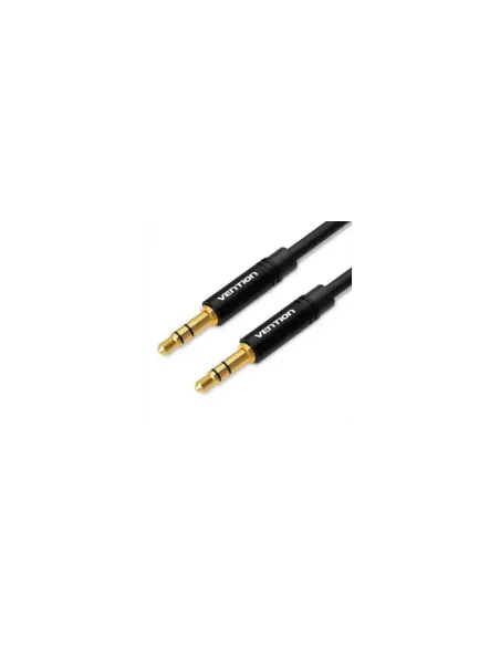 Cable Estéreo Vention BAKBF/ Jack 3.5 Macho - Jack 3.5 Macho/ 1m/ Negro