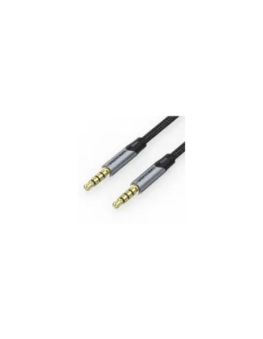Cable Estéreo Vention BAQHF/ Jack 3.5 Macho - Jack 3.5 Macho/ 1m/ Gris