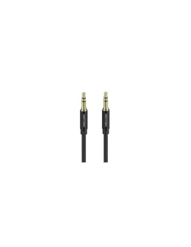 Cable Estéreo Vention BAXBD/ Jack 3.5 Macho - Jack 3.5 Macho/ 50cm/ Negro