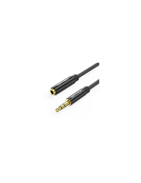 Cable Estéreo Vention BBZBD/ Jack 3.5 Macho - Jack 3.5 Hembra/ 50cm/ Negro