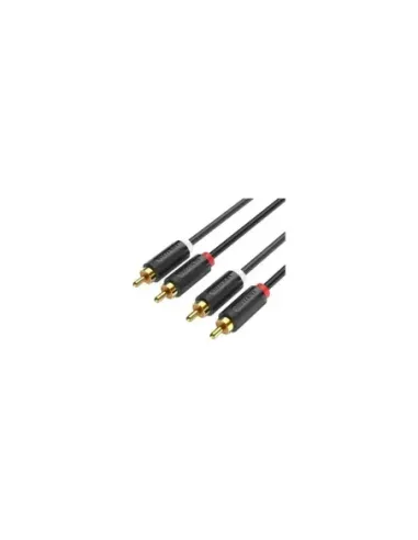 Cable Estéreo Vention BCMBD/ 2x RCA Macho - 2x RCA Macho/ 50cm/ Negro