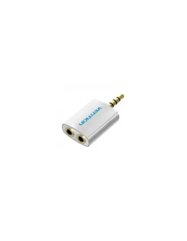 Adaptador Audio Vention BDAW0/ Jack 3.5 Macho - 2x Jack 3.5 Hembra/ Blanco