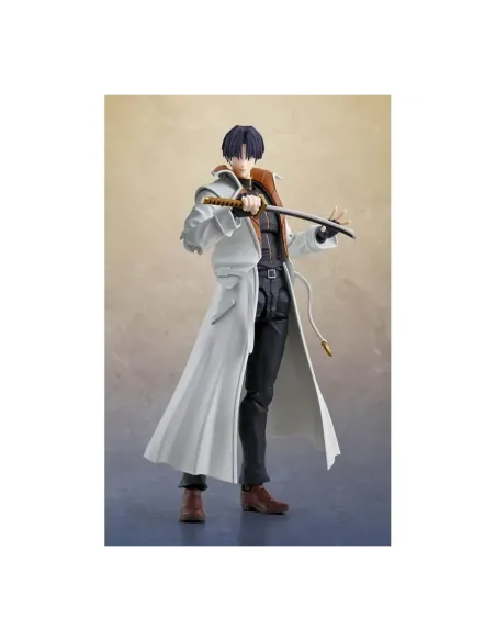 Aoshi shinomori figura 165 cm rurouni kenshin sh figuarts