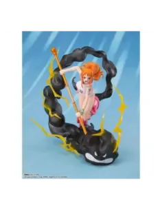 Figura tamashii nations figuarts zero one piece nami lightning blast ver. extra battle 17cm