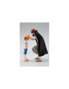 Shanks & monkey d. luffy childhood ver. fig. 16 -5 - 10 cm one piece sh figuarts collectors
