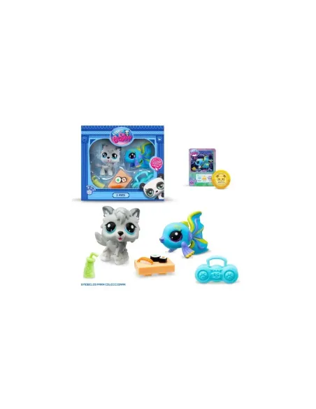 Mascotas little pet shop pack de 2 mascotas -  1 unidad aleatoria