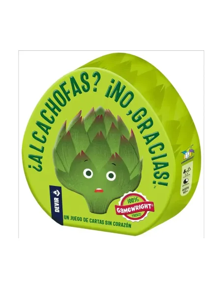 Juego de mesa devir alcachofas ¡no gracias!