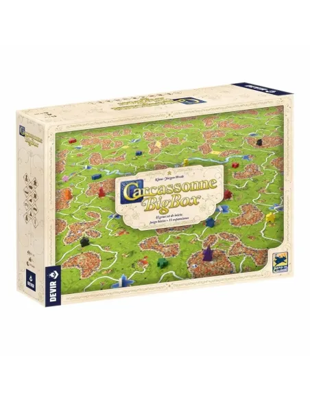 Juego de mesa devir carcassonne big box