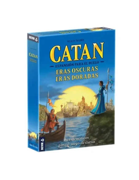 Juego de mesa devir catan el duelo eras oscuras eras doradas