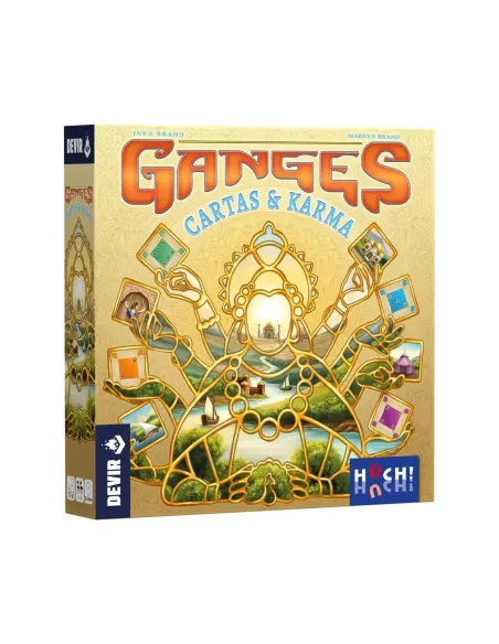 Juego de mesa ganges cartas y karma