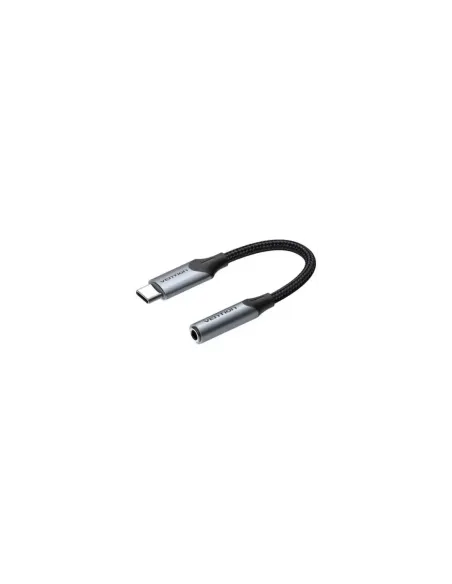 Conversor USB Tipo-C Vention BGJHA/ USB Tipo-C Macho - Jack 3.5 Hembra/ 10cm