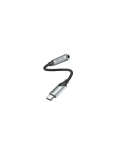 Conversor Vention BGMHF/ Jack 3.5 Hembra - USB Tipo-C Macho/ 1m/ Gris