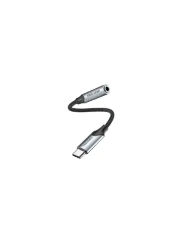 Conversor Vention BGMHF/ Jack 3.5 Hembra - USB Tipo-C Macho/ 1m/ Gris